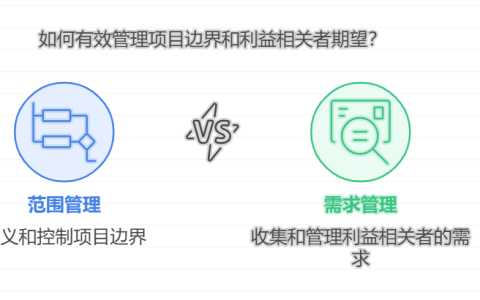 项目管理中，范围管理和需求管理的区别