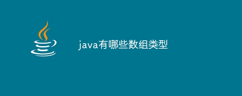 java有哪些数组类型