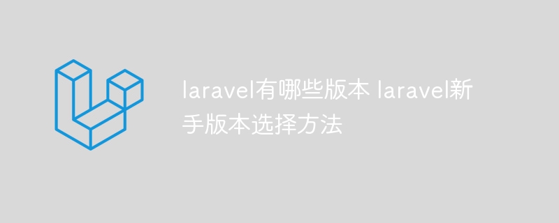 laravel有哪些版本 laravel新手版本选择方法