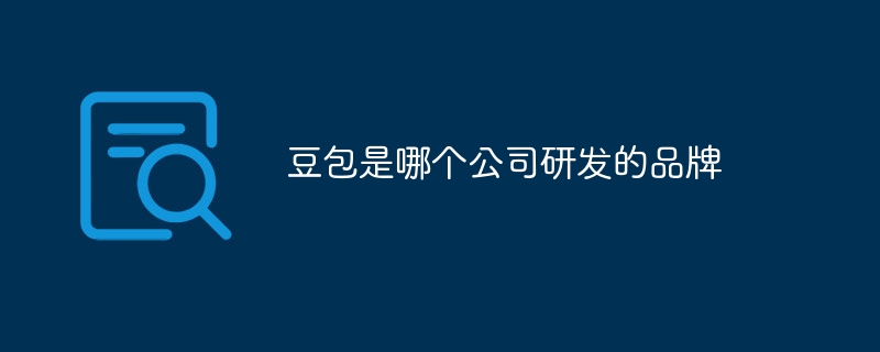 豆包是哪个公司研发的品牌