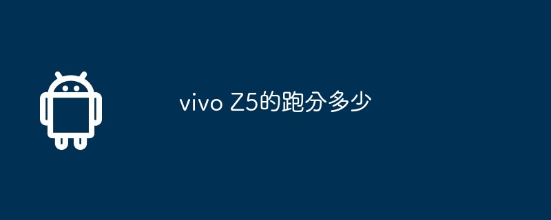 vivo Z5的跑分多少