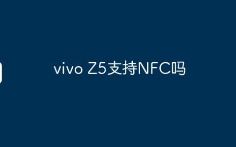 vivo Z5支持NFC吗
