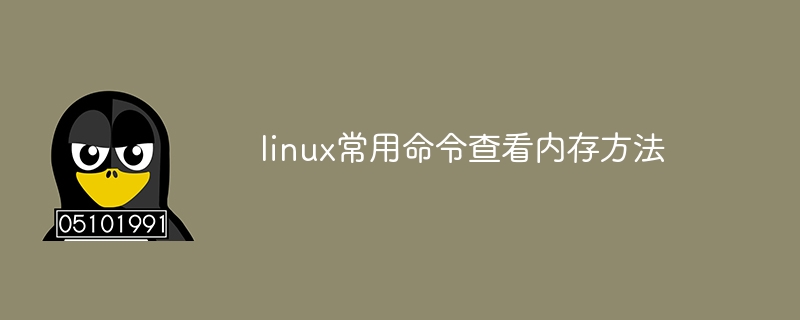 linux常用命令查看内存方法