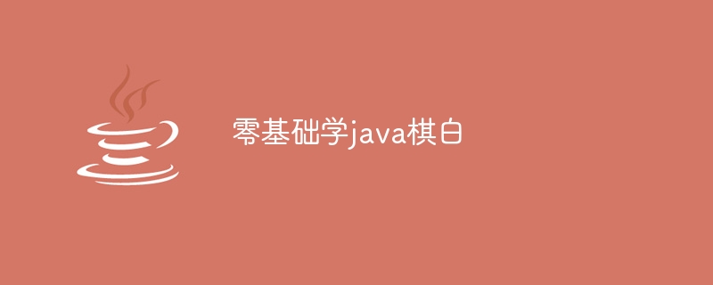 零基础学java棋白