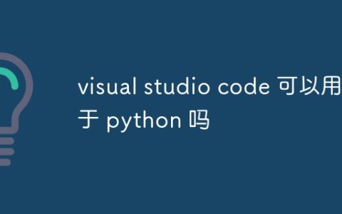 visual studio code 可以用于 python 吗
