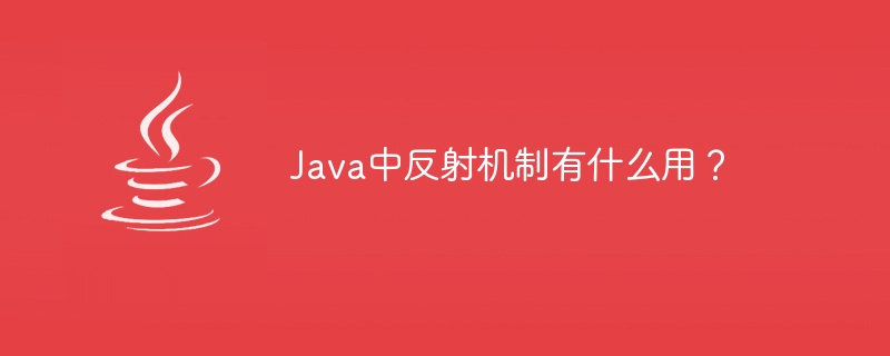 Java中反射机制有什么用?