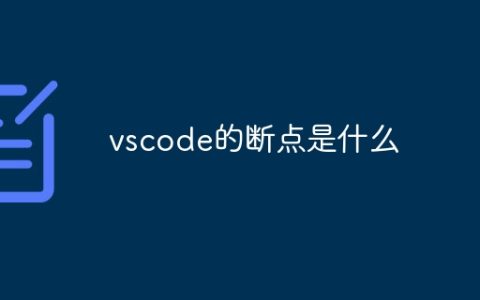vscode的断点是什么
