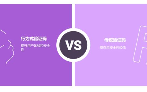行为式验证码与传统验证码的区别，以及主流产品盘点