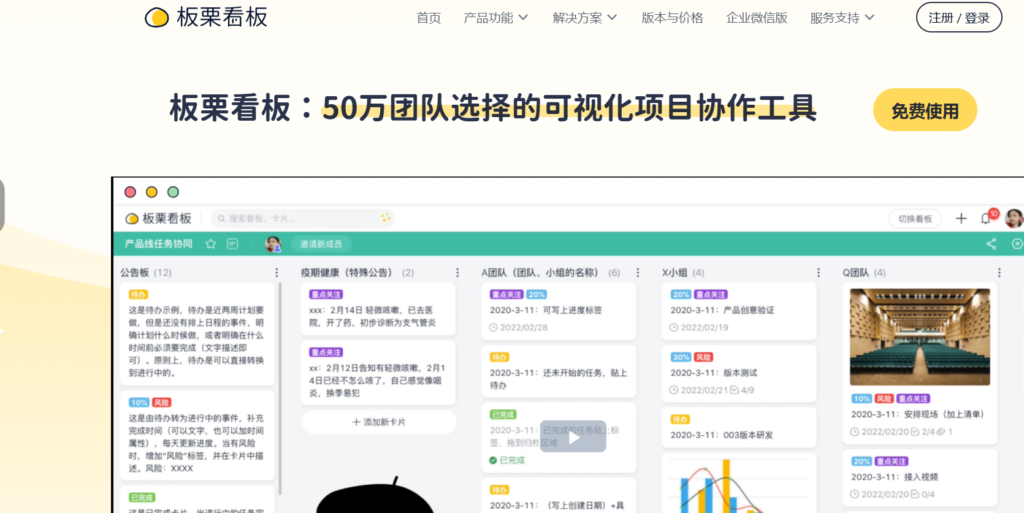 项目任务如何管理好?分享大家常用的15款在线看板软件