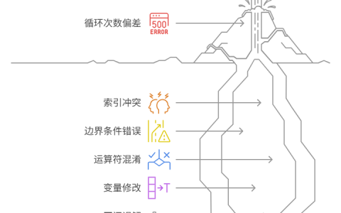 为什么循环次数总是会多一次或少一次？