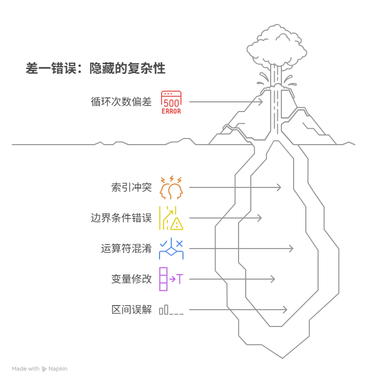 为什么循环次数总是会多一次或少一次?