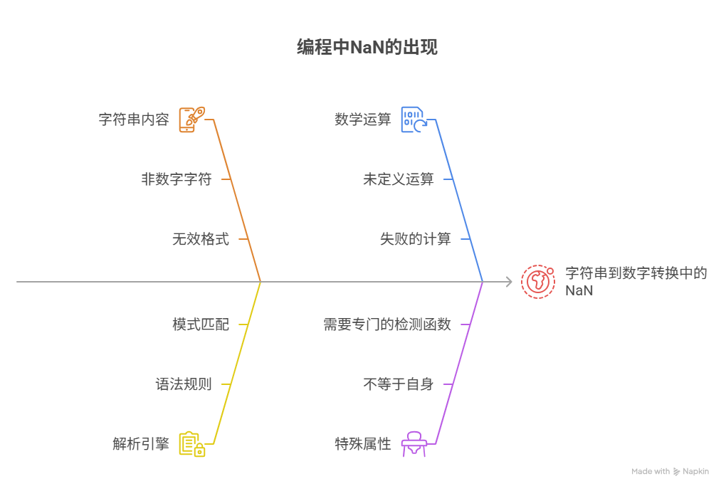 为什么字符串转换成数字时,会得到NaN?