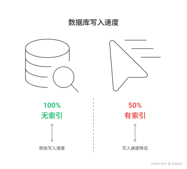 为什么给数据表加了索引，写入速度反而变慢了