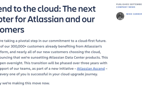 Atlassian 官宣将全面停售 Data Center 产品，国内用户将何去何从？