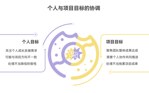 个人目标与项目目标冲突时怎么办