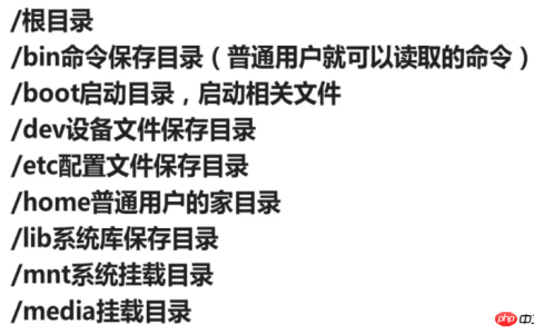 Linux中常用目录有哪些作用