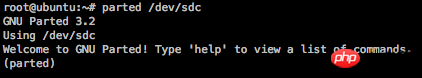linux之Ubuntu挂载3T硬盘或大于2T磁盘