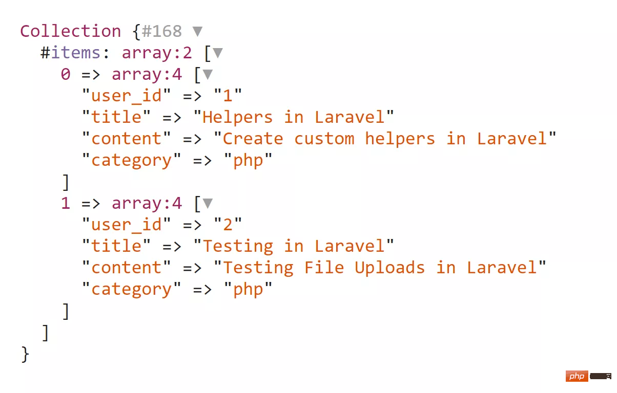 汇总常用的15个Laravel 集合(Collection)