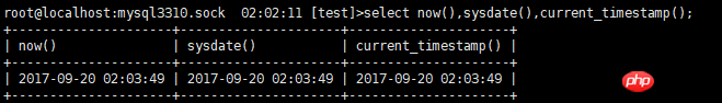 MySQL中关于日期函数汇总
