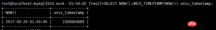 MySQL中关于日期函数汇总