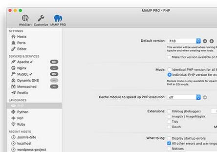MAMP Pro for Mac MAMP Pro for Mac