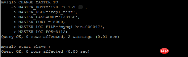 尝试搭建MySQL master-slave主从复制的环境