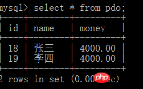 代码详解MySQL中关于事务的处理