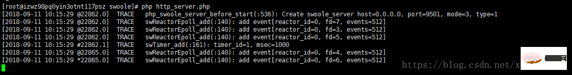 展示swoole 的websocket 连接