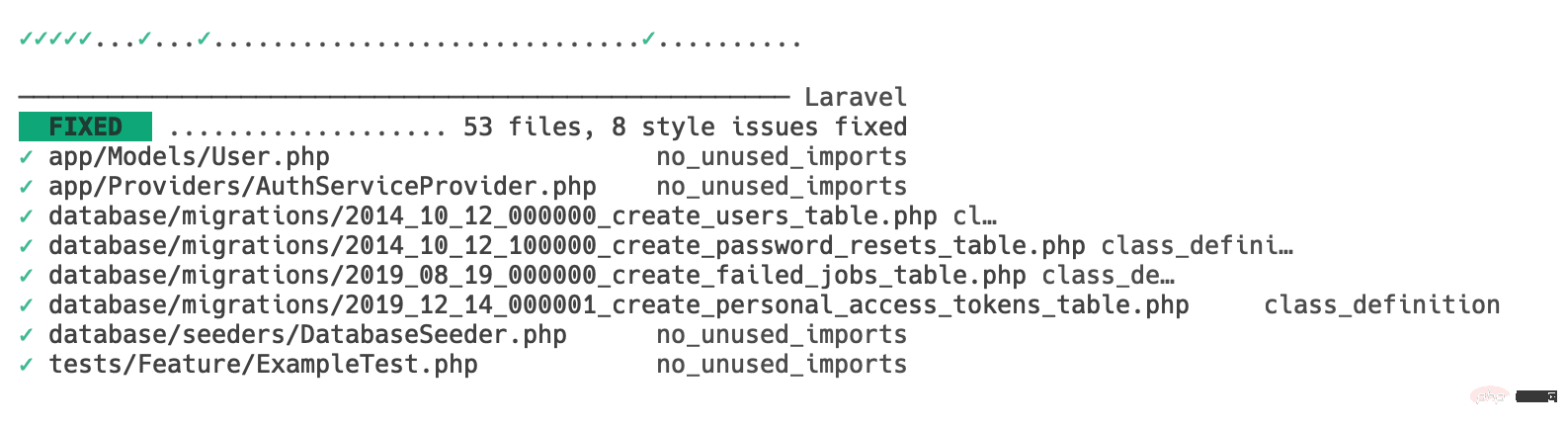 分享一个Laravel编码格式化工具:Laravel Pint