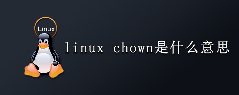 linux chown是什么意思?