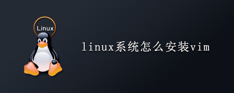 linux系统怎么安装vim