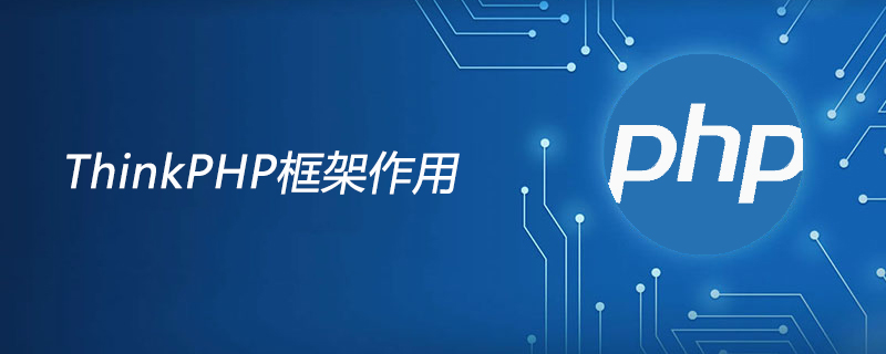 ThinkPHP框架作用