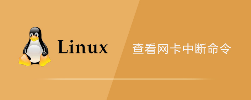 查看网卡中断命令