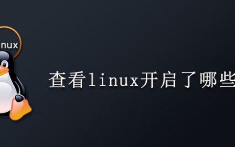 查看linux开启了哪些服务