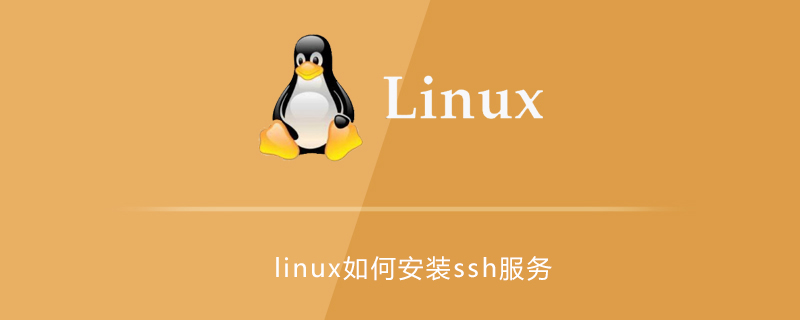 linux如何安装ssh服务