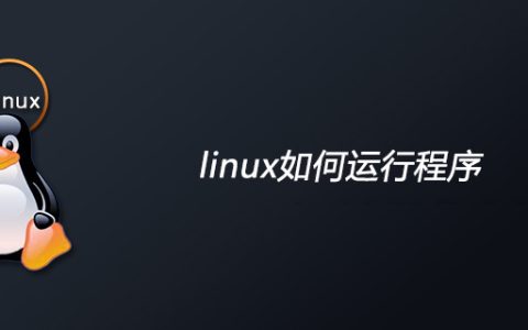 linux如何运行程序