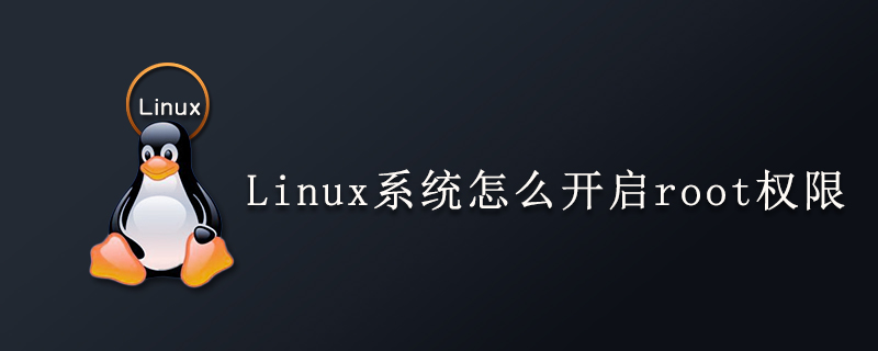 Linux系统怎么开启root权限