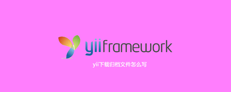 yii下载归档文件怎么写