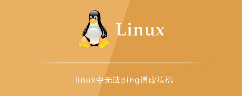 linux中主机无法ping通虚拟机的解决方法