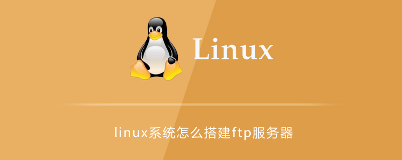 linux系统怎么搭建ftp服务器