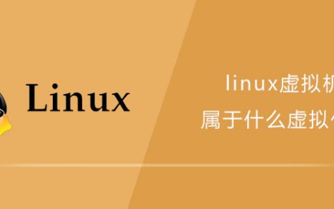 linux虚拟机属于什么虚拟化