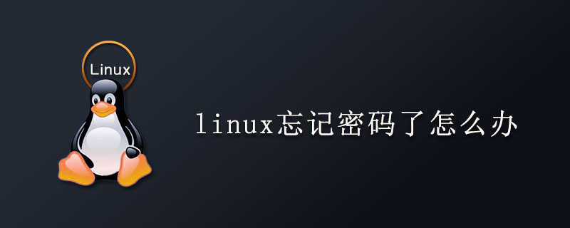 linux忘记密码了怎么办
