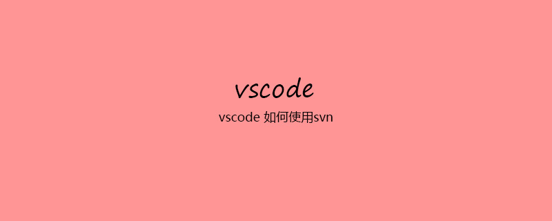 vscode 如何使用svn