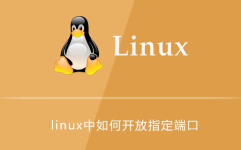 linux中如何开放指定端口