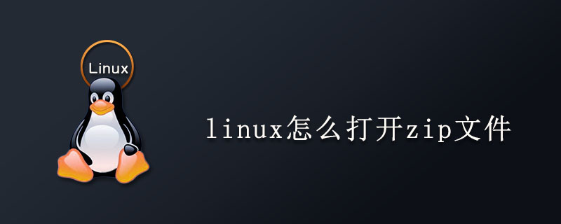 linux怎么打开zip文件