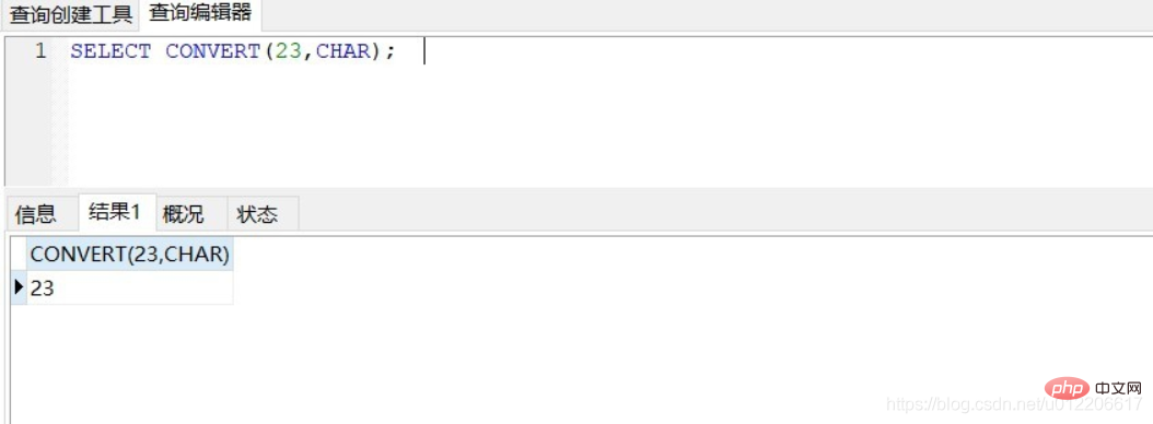 mysql怎么将数字转为字符串