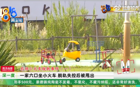 临安一家农场小火车脱轨：上海游客一家六口被甩飞