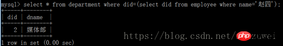 MySQL数据库多表操作