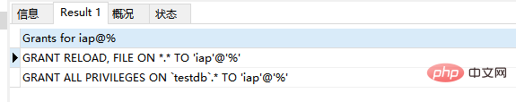 mysql有哪些权限