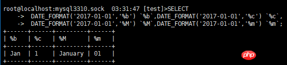 MySQL中关于日期函数汇总